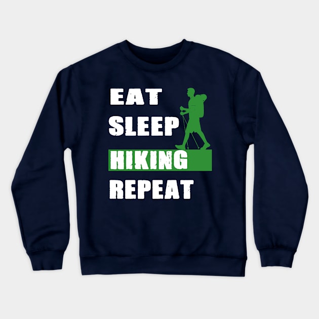 hiking Crewneck Sweatshirt by khalid12